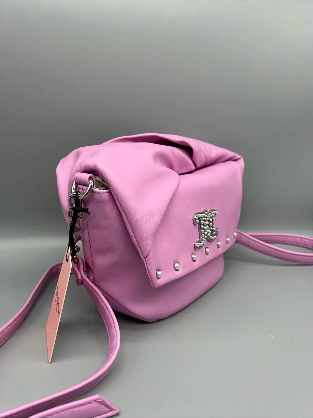 Juicy couture soft bow crossbody purse